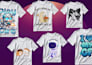 create dog, vintage, skeleton, bootleg t shirt design